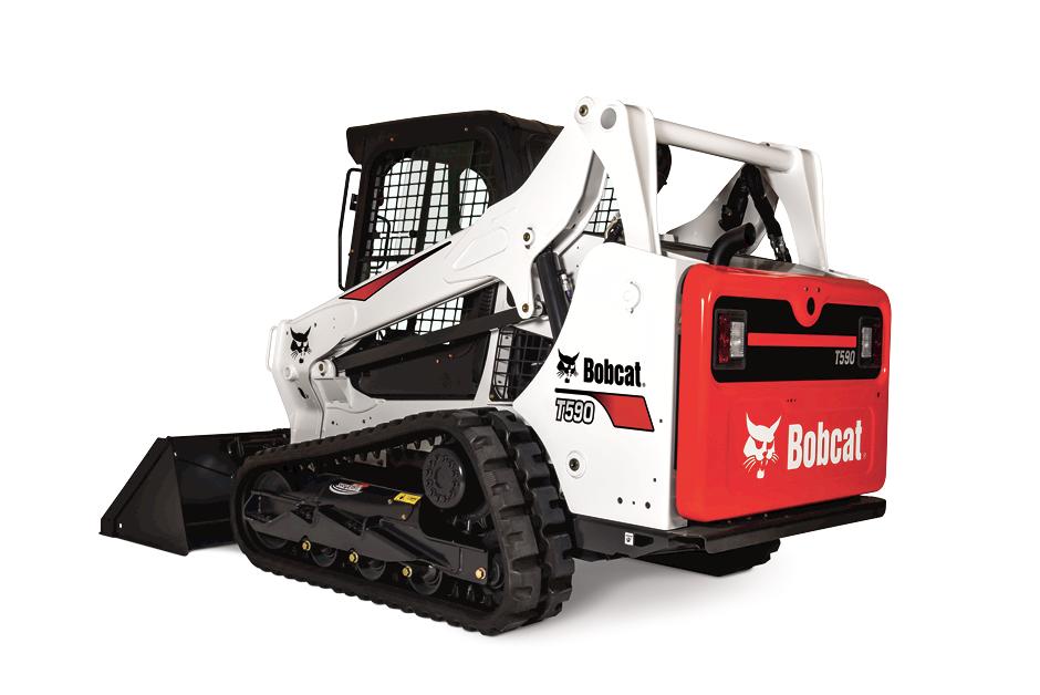 thumbnail interactive-video image 1 of Bobcat T590 Track Loader Decal Kit - Reproduction Aftermarket Sticker Set 1 of 5